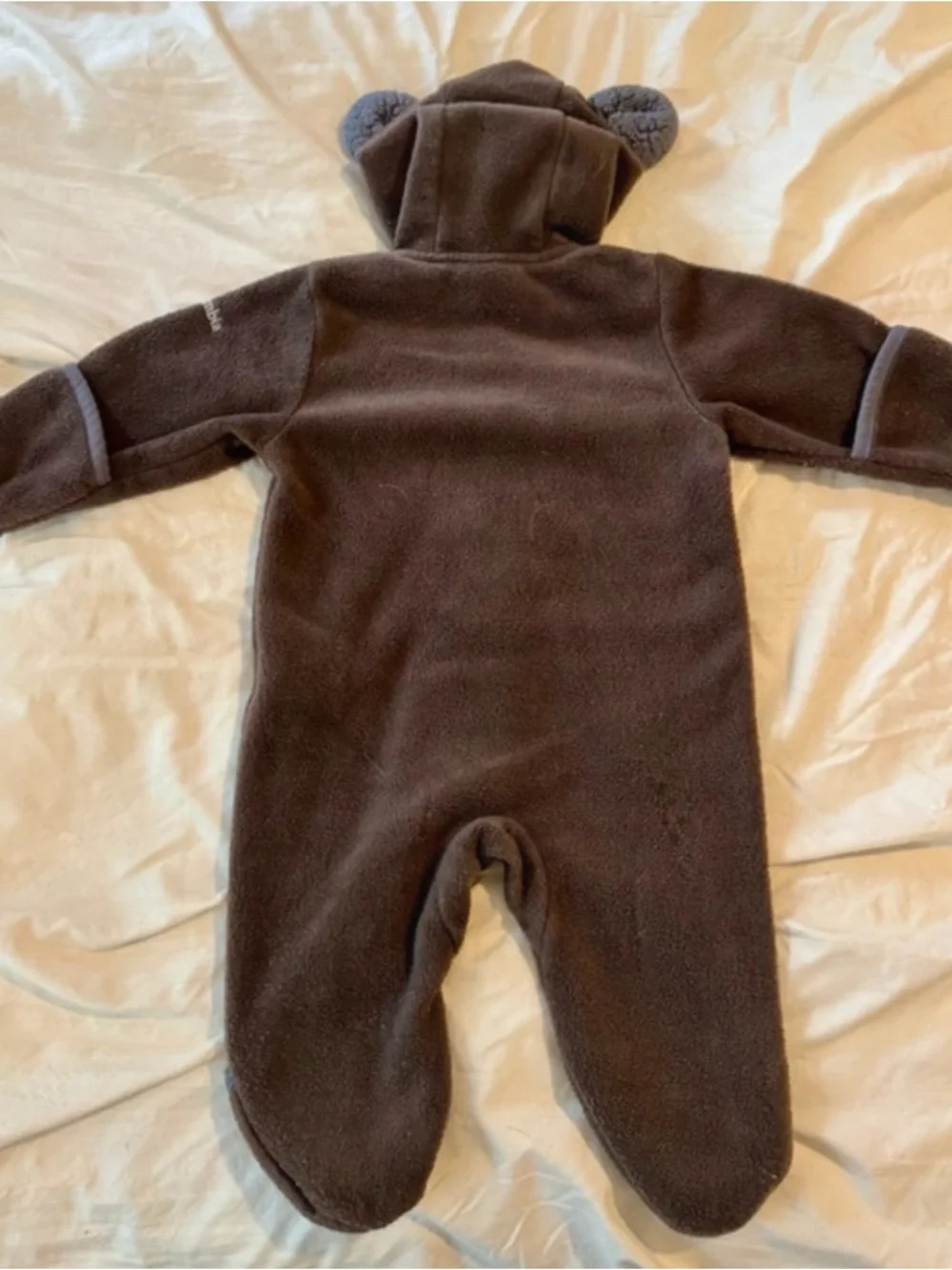 Columbia Baby Brown Bear Hooded Fleece One-Piece